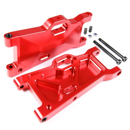 TREPMEUN for GTB Metall Vorne Hinten Suspension Arm Set for 1/5 RC Auto for LOSI for DBXL/für DBXL-E 1.0/2,0 Upgrade Teil(Rood) von TREPMEUN