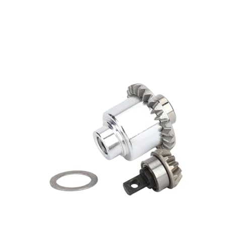 TREPMEUN for RCA-WD Alle Metall Differential Montage + Fahren Getriebe for FMS FCX24 1/24 Crawler Upgrades Teile(Silver) von TREPMEUN
