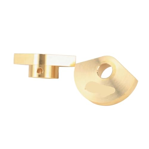 TREPMEUN for RCA-WD Messing Hinterachsrohrkappen, L/R (30g) for Axial SCX10 III PRO 1/10 Upgrades Teile # AXI332009 von TREPMEUN
