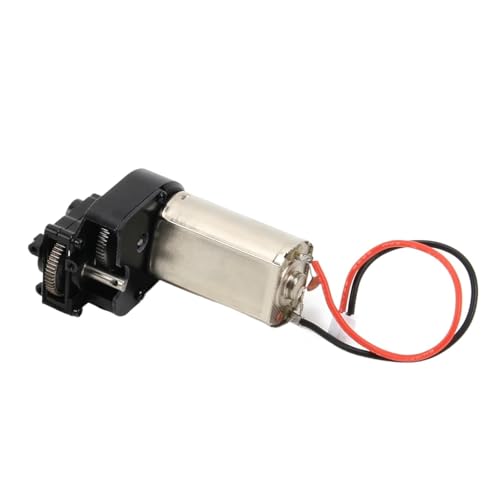 TREPMEUN for RCA-WD Verbesserte Kohlebürste 51T (Drehung) 180er-Bürstenmotor und Mittelgetriebegehäuse aus Legierung, Getriebe mit Stahlzahnrädern montiert(Zwart) von TREPMEUN