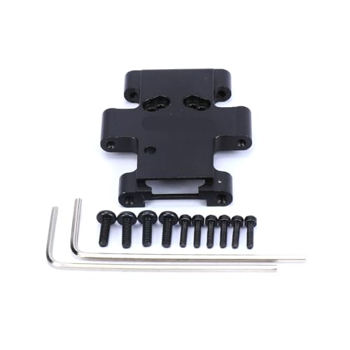 TREPMEUN for RCA-WD mittleren Getriebe befestigungs Platte for FMS 1/24 FCX24 1/18 Crawler Upgrades Teile(Zwart) von TREPMEUN