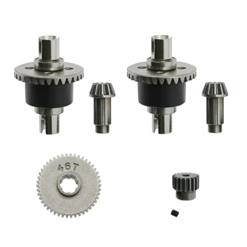 TREPMEUN for Y19A Metalldifferential und Getriebesatz for SCY 16101 16102 16103 16201 Pro 1/16 Bürstenloses RC-Auto-Upgrade-Teilezubehör von TREPMEUN