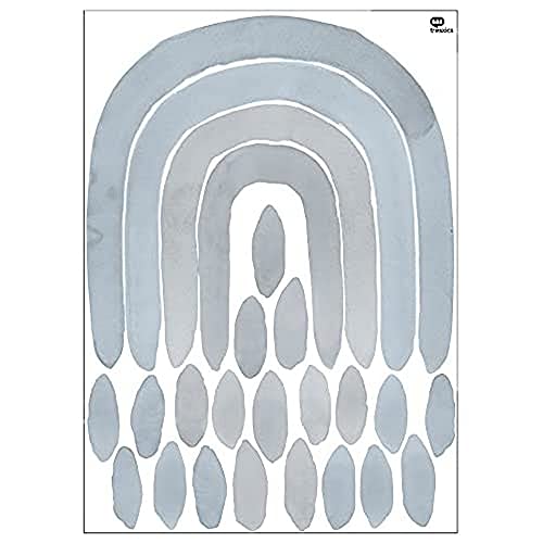 Regenbogen-Aufkleber in blauem Farbton von TRESXICS