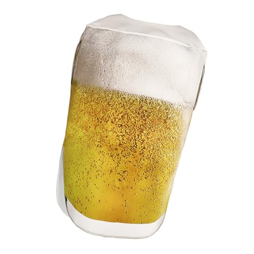 TRHEEE Bierfest Bierkostüm Mann, Bierkostüm Erwachsenes Herren Bierkrug Jumpsuit Kostüm Bier Kostüm Oktoberfest Cosplay Für Halloween, Karneval, Dress Up Party Oktoberfest von TRHEEE