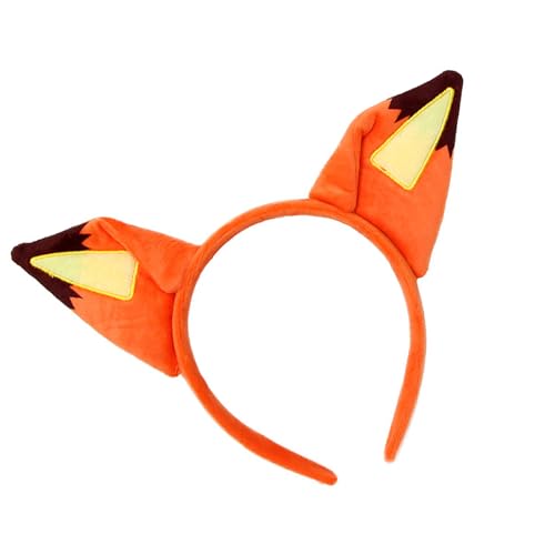 TRHEEE Haarband mit einzigartigem Fuchs-Design, flexibler Stoff, Kopfschmuck, Cosplay, Kopfbedeckung für Kostüm, Event, Alltag, Mode-Accessoires, Fuchs-Ohren, Stirnband von TRHEEE