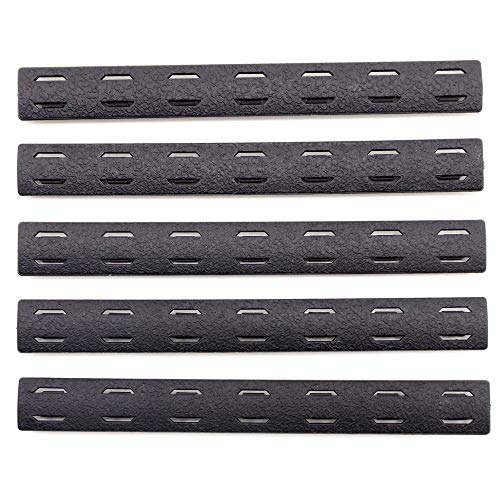 Trirock 5-Pack Black Heat Resistant Non-Slip Handguard Protector Rubber Rail Cover Fits Mcutout Picatinny Rail Trirock 5-Pack Black Heat Resistant Non-Slip Handguard Protector Rubber Rail Cover Fits Mcutout Picatinny Rail von TRIROCK