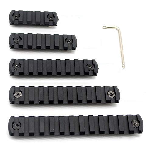 Trirock 5-Pack Black Picatinny Rail Sections kit fits handguard Rail Mount System - 5,7,9,11,13 Slots Trirock 5-Pack Black Picatinny Rail Sections kit fits handguard Rail Mount System - 5,7,9,11,13 Slots von TRIROCK