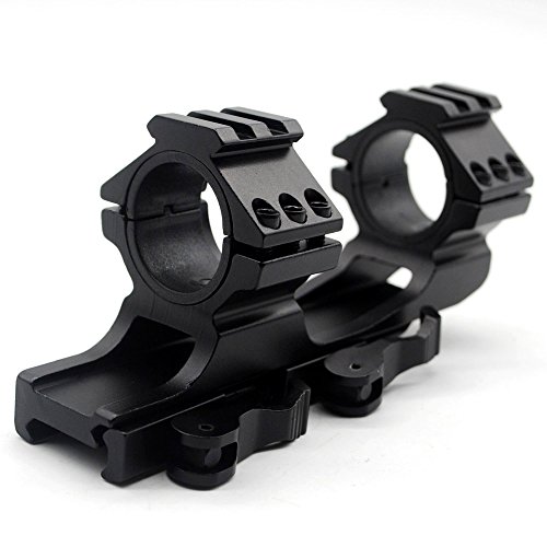 Trirock Freischwinger Dual Ring Scope Boden Halterung für 25,4 mm/30 mm Zielfernrohr Quick Release Weaver von TRIROCK