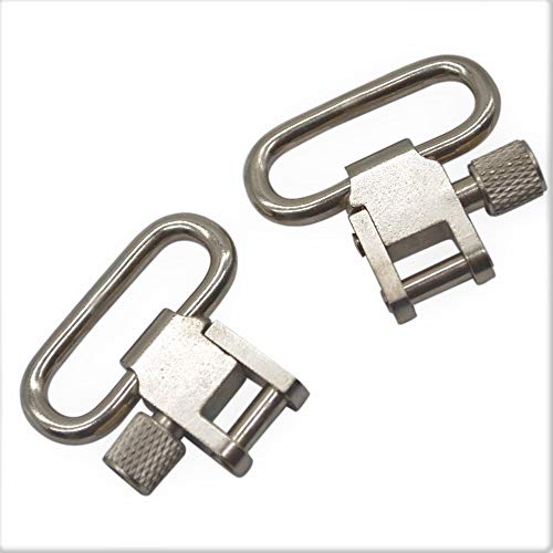 Trirock Schwenkwirbel für Gewehr mit Schnellentriegelung, 2,5 cm, silberfarben, 2 Stück Trirock Schwenkwirbel für Gewehr mit Schnellentriegelung, 2,5 cm, silberfarben, 2 Stück von TRIROCK