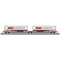 TRIX H0 24472 H0 Gelenk-Taschenwagen Sdggmrss der MFD von TRIX H0