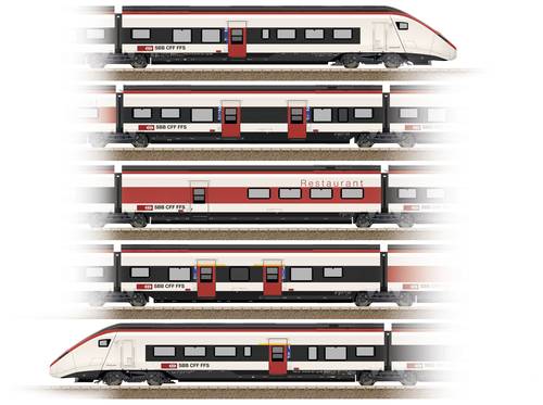 TRIX H0 25810 H0 Hochgeschwindigkeits-Triebzug RABe 501 Giruno der SBB von TRIX H0