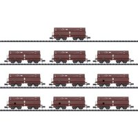 TRIX 15013 N Display mit 10 Selbstentladewagen Erz IId OOt Saarbrücken / OOtz 43, DRG, Ep. II von TRIX