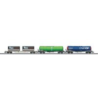 TRIX 15651 N Wagen-Set "Gütertransport" Sgns + 2 Kesselwagen, SBB, Ep. VI TRIX 15651 N Wagen-Set "Gütertransport" Sgns + 2 Kesselwagen, SBB, Ep. VI von TRIX