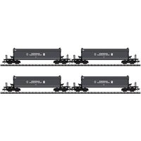 TRIX 24008 H0 Lastrohrwagen-Set "Amphibischer Verkehr", Ep. III von TRIX