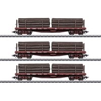 TRIX 24922 H0 US-Rungenwagen-Set zur Shay II, Western Maryland von TRIX