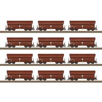 TRIX 24968 H0 Display Schwenkdachwagen Bauart Tals 968, DB, Ep. IV von TRIX