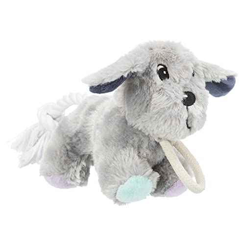 TRIXIE Hundespielzeug Junior Plüschhund mit Tau - weicher Plüsch Spielzeughund für Welpen & kleine Hunde - Robustes Zerr- & Apportierspielzeug mit Seil, 24 cm - 36160 TRIXIE Hundespielzeug Junior Plüschhund mit Tau - weicher Plüsch Spielzeughund für Welpen & kleine Hunde - Robustes Zerr- & Apportierspielzeug mit Seil, 24 cm - 36160 von TRIXIE
