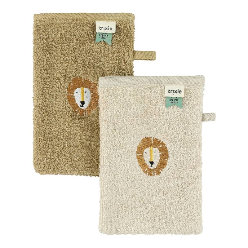 Trixie 2er-Pack Waschhandschuhe gelb von TRIXIE
