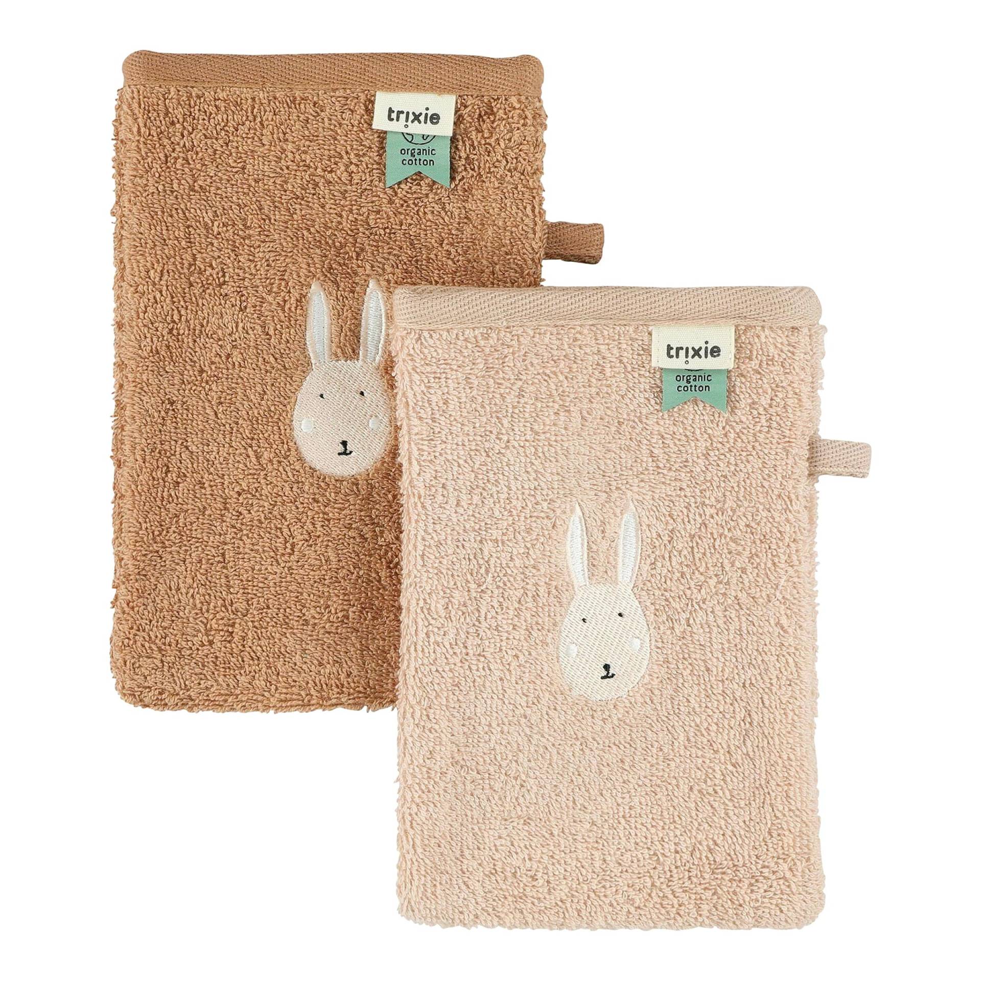 Trixie 2er-Pack Waschhandschuhe rosa von TRIXIE
