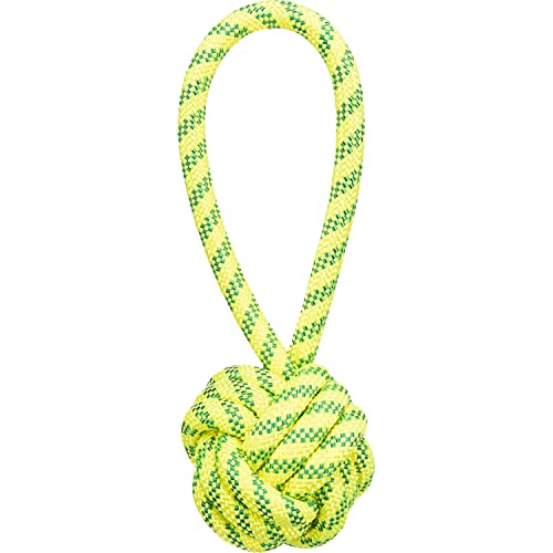 Trixie 33661 Aqua Toy Seil Set mit gewebtem, Ø 7 × 21 cm Perro Spiel mit Ball, gelb von TRIXIE