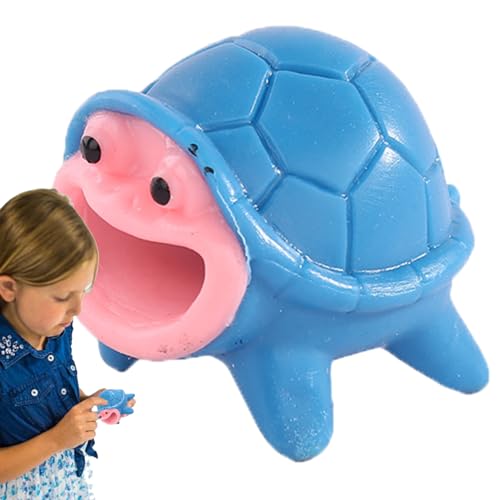 Schildkröten-Stressball - Tierisches Stressspielzeug - Squeeze Dough Ball Niedliche Schildkrötenspielzeuge, lustige Squeeze Toys, dehnbar für Partygeschenke, Spielzeugpreise Troonz von TROONZ