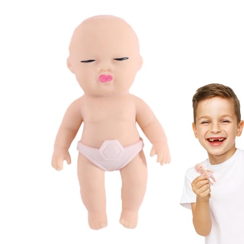 Squish-Puppe - Realistische lebensechte Babypuppe | Squish Fidget Toys zur Dekompressionssimulation, lustige Geschenke für Freunde Troonz von TROONZ