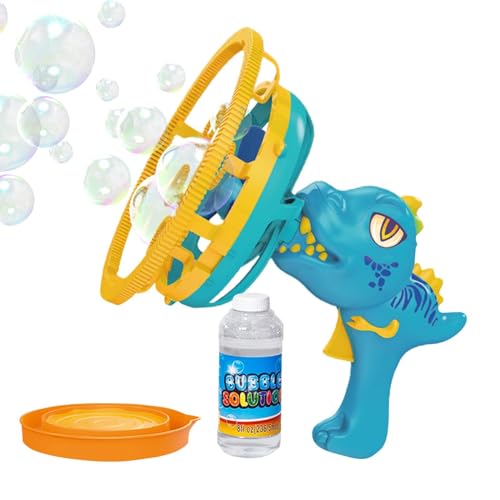 TROONZ Dinosaurier-Blasenmaschine,Dinosaurier-Blasenmaschine-Badespielzeug | Dinosaurier-Blasengebläse-Spielzeug,Unterhaltsamer automatischer Maker mit kontinuierlichem Strom für Kinder, leiser Bubble von TROONZ