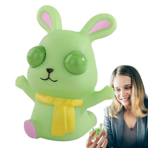 TROONZ Hasen-Stressspielzeug | Sensorisches Stressspielzeug | Squeeze Dough Ball Cute Bunny Toys, lustige Squeeze Toys, dehnbar für Partygeschenke, Spielzeugpreise von TROONZ