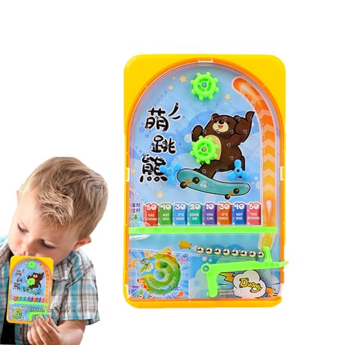 TROONZ Mini-Flipperspiel, Entwicklungs-Flipper-Labyrinth-Spielzeug für Kinder, Handheld-Spiele für Kinder zum visuellen Training für Schlafzimmer, Schlafsaal, Klassenzimmer, Party, Wohnzimmer von TROONZ