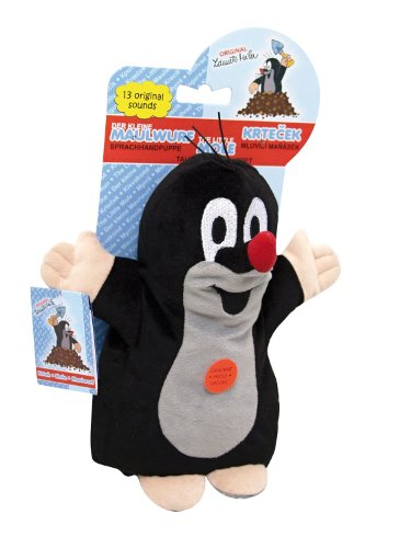 Der kleine Maulwurf, Handpuppe Maulwurf 20 cm mit 13 Original-Sounds von TROTSCH