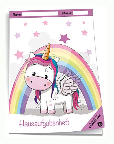 Trötsch Verlag 201943N - Hausaufgabenheft DIN A5 für die Grundschule, Einhorn, 96 Seiten, mit extra starkem Klarsichtumschlag Trötsch Verlag 201943N - Hausaufgabenheft DIN A5 für die Grundschule, Einhorn, 96 Seiten, mit extra starkem Klarsichtumschlag von TROTSCH