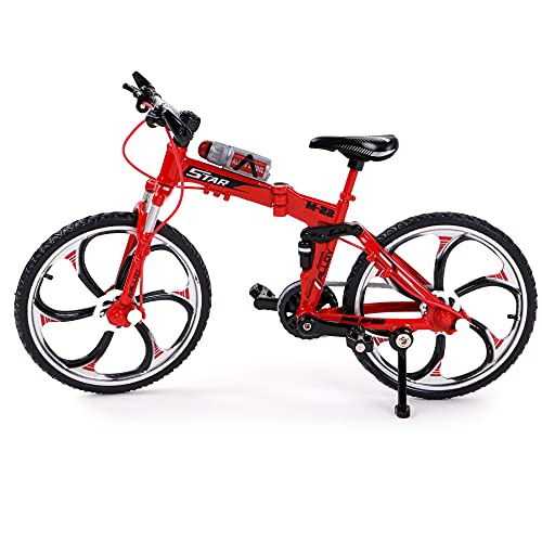 TROTTIFUN - Mountainbike - 031435 - Zufällige Farbe - Metall - Finger Bike - Finger - Kinderspielzeug - Geburtstag - Geschenk - 1/10 - Miniatur - 17 cm x 6,5 cm - Ab 3 Jahren von TROTTIFUN