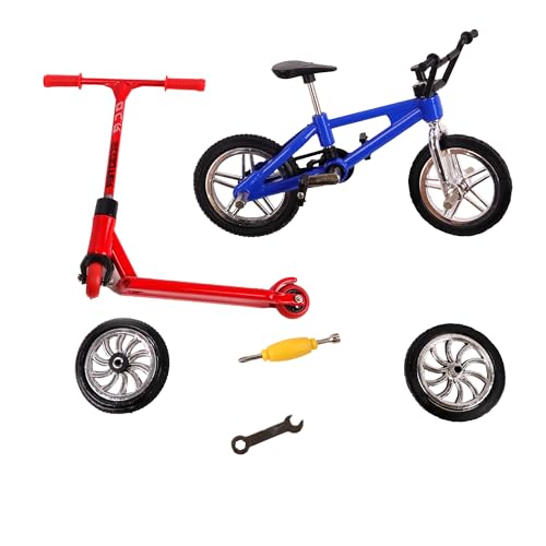 TROTTIFUN - Finger Fahrrad und Roller - 031486 - Metall - Fahrrad und Roller - Finger - Spielzeug für Kinder - Geburtstag - Geschenk - Spielzeug mit Rollen - ab 3 Jahren TROTTIFUN - Finger Fahrrad und Roller - 031486 - Metall - Fahrrad und Roller - Finger - Spielzeug für Kinder - Geburtstag - Geschenk - Spielzeug mit Rollen - ab 3 Jahren von TROTTIFUN