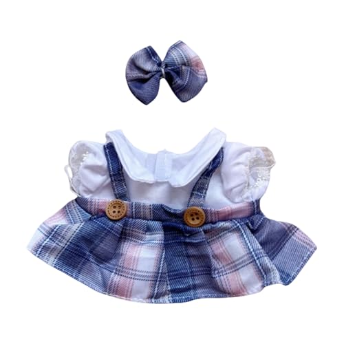 17cm-20cm Puppe Kleidung Bekleidung, Plüsch Puppenkleidung, Niedliche Spielzeugkleidung, Puppenzubehör, Kleidung für Puppe (LOV-15) von TROYSINC