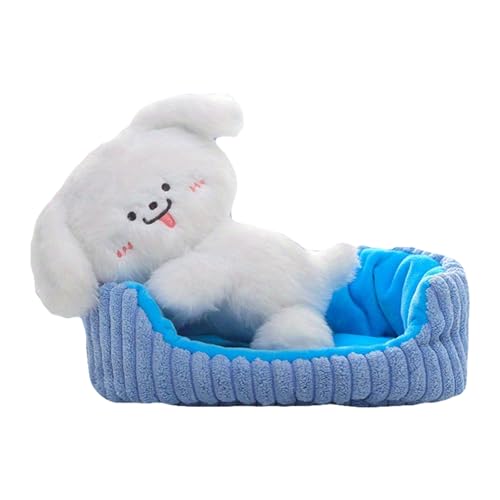 TROYSINC 18cm Plüschtiere Cartoon Badewanne und Capibara, Anschmiegsamer Capibara Mit Badewanne, Kuscheltiere Geschenk für Kinder, 2-in-1 Badewanne und Capibara (Hund) von TROYSINC