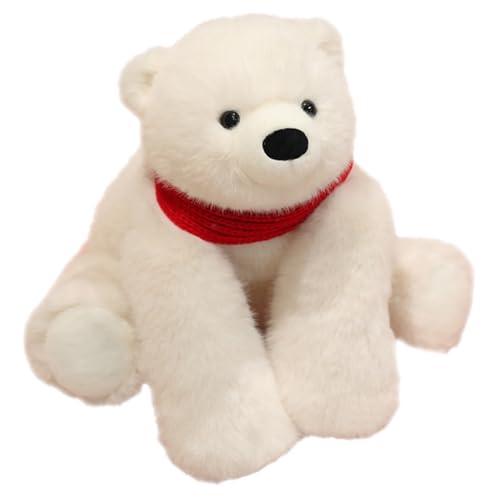 TROYSINC Eisbär Kuscheltier Stofftier Plüschtier, Süße Eisbär Plüsch Spielzeug Plüschpinguin Geschenke für Jungen Mädchen Kinder (65cm) von TROYSINC