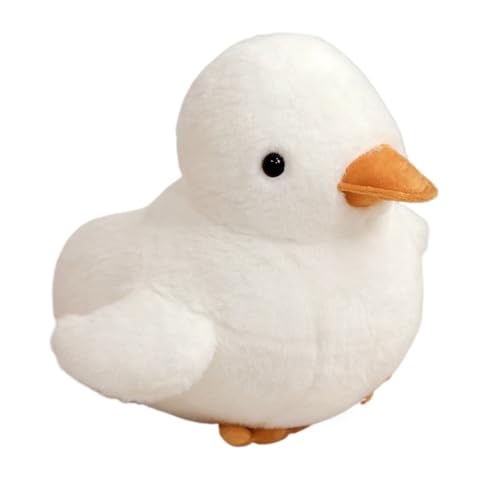 TROYSINC Ente Kuscheltier Stofftier Plüschtier, Süße Ente Plüsch Spielzeug Plüschpinguin Geschenke für Jungen Mädchen Kinder (40cm,Weiß) von TROYSINC