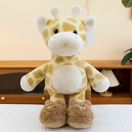 TROYSINC Giraffe Kuscheltier Giraffe Plüschtier Süße Plüsch Giraffe Plushie Stofftier Kawaii DekoTier Kissen Kinderspielzeug Geschenk für Kinder (70cm) von TROYSINC