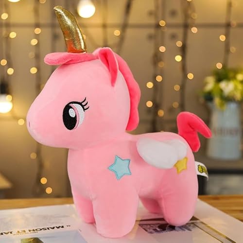 TROYSINC Kuscheltier Einhorn Plüschtier für Mädchen, Niedliches Plüschtier Geschenk für Mädchen, Weiches Geburtstagsgeschenk für Baby, Kinder (30cm,Rosa) von TROYSINC
