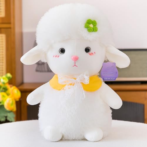 TROYSINC Kuscheltier Schaf Plüschtier Für Mädchen Kinder, Stofftier Schmusetier Zum Kuscheln & Spielen, Plüschtier Schaf Geschenk, Schaf Plush Für Mädchen (40cm,Grün) von TROYSINC