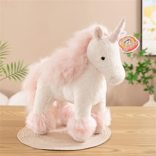 TROYSINC Niedliche Einhorn Stofftiere Einhorn Plüschtiere, Einhorn Plüschkissen Spielzeug, Valentinstag Geburtstagsgeschenke Für Jungen Mädchen (40cm,C) von TROYSINC