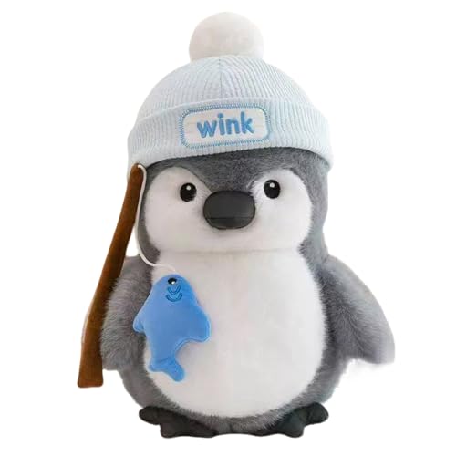 TROYSINC Pinguin Stofftier Plüschtier, Pinguin Kuscheltier Plüschpuppen Pinguin Stofftier Spielzeug Geschenk für Kinder (22cm,C) von TROYSINC