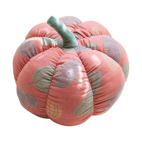 TROYSINC Plüschtier Kuscheltier, Weich Cartoon Nordische Kürbis-Kissenhülle Plüsch Puppe Spielzeug Stofftier Plüschkissen Halloween-Dekoration Für Kinder Geschenk (40cm,Rot) von TROYSINC