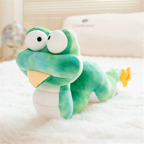TROYSINC Schlange Plüschtier Plüschtiere, Süßes Schlange Kuscheltier, Flauschiges Stofftier Schlange Plüschtiere Spielzeug Geschenk für Kinder (Grün) von TROYSINC
