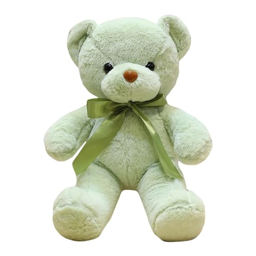 TROYSINC Teddybär Plüschtier Kuscheltier Stofftier Weiches Fell Teddybär Valentinstag Kindertag Geschenk (Hellgrün,30cm) von TROYSINC