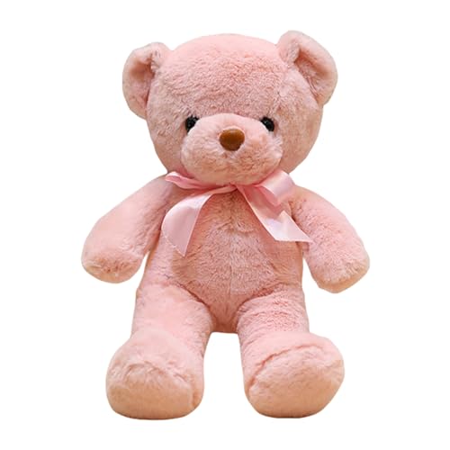 TROYSINC Teddybär Plüschtier Kuscheltier Stofftier Weiches Fell Teddybär Valentinstag Kindertag Geschenk (Hellrosa,45cm) von TROYSINC