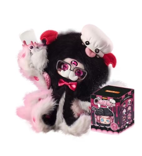 Cino Schwarzer Montag Serie Plüsch-Figuren Blind Box｜Offizielles Originalprodukt · Abnehmbares Gesicht & Austauschbare Augenplatten · Mutige Trendfarben & Detailreiches Design｜Insgesamt 7 Charaktere + von TRRCEPOS