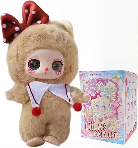 Honeyland Enchantment Serie 3 Blind Box Plüsch-Schlüsselanhänger Puppe – Süßes Design mit Curly-Plüsch, Wechselkleidung & Glitzeraugen | 1 von 9 Stilen zufällig enthalten Honeyland Enchantment Serie 3 Blind Box Plüsch-Schlüsselanhänger Puppe – Süßes Design mit Curly-Plüsch, Wechselkleidung & Glitzeraugen | 1 von 9 Stilen zufällig enthalten von TRRCEPOS