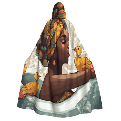 TRSGKSQP Afrikanisches Mädchen Erwachsene Kapuzenumhang Halloween Umhang Lange Kapuze Robe Umhang Cosplay Kostüm TRSGKSQP Afrikanisches Mädchen Erwachsene Kapuzenumhang Halloween Umhang Lange Kapuze Robe Umhang Cosplay Kostüm von TRSGKSQP