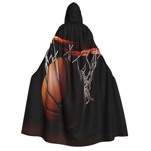 TRSGKSQP Basketball Erwachsene Kapuzenumhang Halloween Umhang Lange Kapuze Robe Umhang Cosplay Kostüm TRSGKSQP Basketball Erwachsene Kapuzenumhang Halloween Umhang Lange Kapuze Robe Umhang Cosplay Kostüm von TRSGKSQP